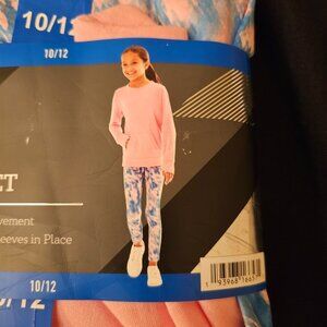 Member's Mark Blue and Pink 10/12 2 Piece Girls Active Legging Athleisure